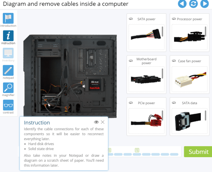 Advanced hardware lab 1-2: identify power supply connectors