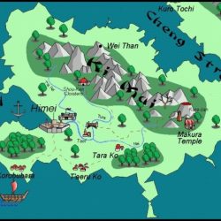 Map of ship trap island from the most dangerous game